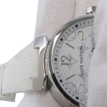 将图像加载到图库查看器中,LOUIS VUITTON ★Tambour W41.5mm Stainless Steel Rubber White DialQA114Z