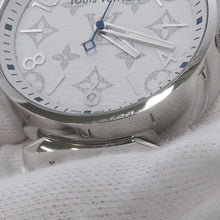 Load image into Gallery viewer, LOUIS VUITTON Tambour W41.5mm Stainless Steel Rubber White DialQA114Z