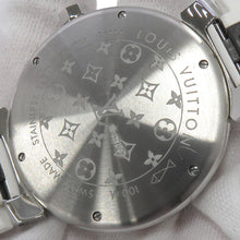 Load image into Gallery viewer, LOUIS VUITTON Tambour W41.5mm Stainless Steel Rubber White DialQA114Z