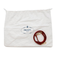 Load image into Gallery viewer, PRADA Drawstring bucket bag Red1BH115 Canvas Raffia
