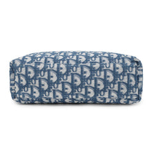 Load image into Gallery viewer, Dior Oblique Reversible Tote Bag Light Blue Canvas Pile