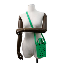 将图像加载到图库查看器中,BALENCIAGA Crocs Phone Holder Green702264 Rubber