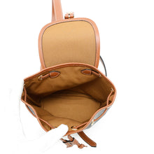 将图像加载到图库查看器中,CELINE ★Triomphe Falco Mini Backpack Tan197662 PVC Calf Leather