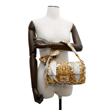 Load image into Gallery viewer, FENDI ★Fendace Mamma Bucket Ivory/Yellow8BR600 Nylon