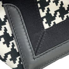 Load image into Gallery viewer, BALENCIAGA Navy Kabas White/Black339933 Canvas Leather Size S