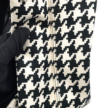 Load image into Gallery viewer, BALENCIAGA Navy Kabas White/Black339933 Canvas Leather Size S