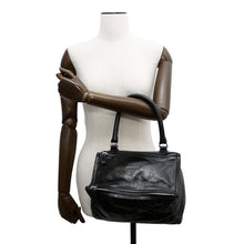 将图像加载到图库查看器中,Givenchy Pandora 2-Way Bag Black Leather