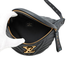 将图像加载到图库查看器中,LOUIS VUITTON New Wave Bumbag NoirM53750 Calf Leather