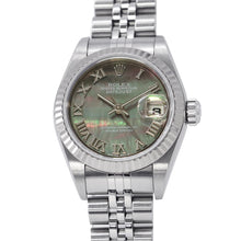 Load image into Gallery viewer, ROLEX Datejust W26mm Stainless Steel K18WG Black Shell Dial79174NR