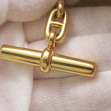 将图像加载到图库查看器中,HERMES ★Vespa Gold Toile H Leather