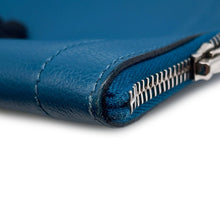 将图像加载到图库查看器中,HERMES ★Zipcon Pewter Blue de Galice Evercolor