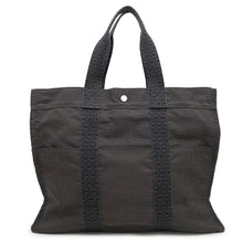 Load image into Gallery viewer, HERMES Her Line Tote Gray Canvas Size GM