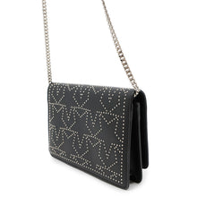 将图像加载到图库查看器中,JIMMY CHOO Chain wallet Black Leather