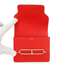 Load image into Gallery viewer, HERMES ★Ruri Slim Rose texas Chevre Myzore Goatskin