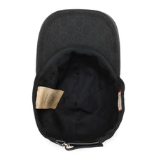 Load image into Gallery viewer, GUCCI GG Canvas Cap Size L Black200035 Canvas