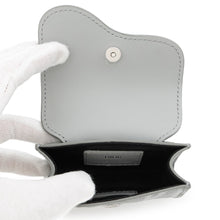 将图像加载到图库查看器中,Dior CDDiamond Saddle Card Case Gray Leather PVC