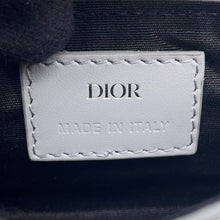 将图像加载到图库查看器中,Dior CDDiamond Saddle Card Case Gray Leather PVC
