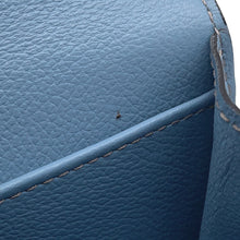 将图像加载到图库查看器中,CARTIER ★Coin purse Light Blue Leather
