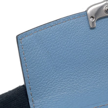 将图像加载到图库查看器中,CARTIER ★Coin purse Light Blue Leather