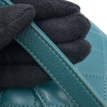 将图像加载到图库查看器中,CHANEL ★Matelasse Chain Shoulder Bag Green Leather