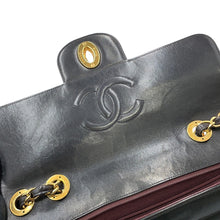 Load image into Gallery viewer, CHANEL ★Mademoiselle Chain Shoulder Bag Black Lambskin Size 30