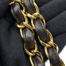 Load image into Gallery viewer, CHANEL ★Mademoiselle Chain Shoulder Bag Black Lambskin Size 30