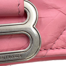Load image into Gallery viewer, BALENCIAGA Crush 2WAY Shoulder Bag Pink736016 Leather Size XS