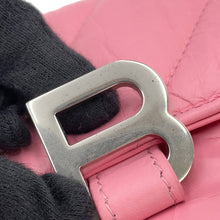 将图像加载到图库查看器中,BALENCIAGA Crush 2WAY Shoulder Bag Pink736016 Leather Size XS