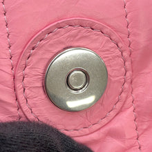 Load image into Gallery viewer, BALENCIAGA Crush 2WAY Shoulder Bag Pink736016 Leather Size XS