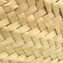 Load image into Gallery viewer, PRADA ★Woven Palm Basket Bag Natural/White1BG314 Straw Leather