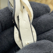 将图像加载到图库查看器中,PRADA ★Woven Palm Basket Bag Natural/White1BG314 Straw Leather