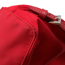 Load image into Gallery viewer, PRADA Nylon Mini Backpack Red1BH029 Nylon Size Mini