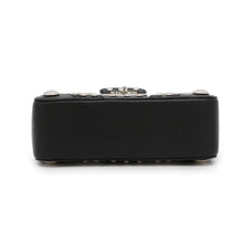 将图像加载到图库查看器中,PRADA ★Studded Pouch Black1N1843 Leather