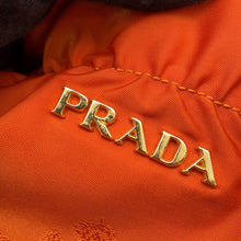将图像加载到图库查看器中,PRADA ★Nylon Handbag OrangeBN1757 Nylon Leather