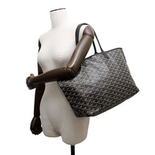 将图像加载到图库查看器中,GOYARD ★Saint Louis BlackAMALOUISPM01 PVC Leather Size PM