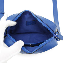 将图像加载到图库查看器中,GUCCI Logo Shoulder Bag Blue773190 Leather