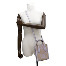 Load image into Gallery viewer, GUCCI Jumbo GG 2WAY Shoulder Bag Beige/Purple671623 Canvas Leather