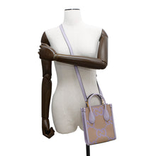 将图像加载到图库查看器中,GUCCI ★Jumbo GG 2WAY Shoulder Bag Beige/Purple671623 Canvas Leather