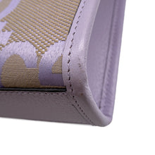 将图像加载到图库查看器中,GUCCI ★Jumbo GG 2WAY Shoulder Bag Beige/Purple671623 Canvas Leather
