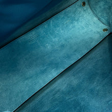 将图像加载到图库查看器中,GUCCI Logo Large Tote Bag Light Blue674837 Leather