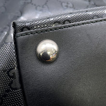 Load image into Gallery viewer, GUCCI GG Imprime Cherie Line Tote Bag Black347987 PVC Leather