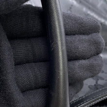 Load image into Gallery viewer, GUCCI GG Imprime Cherie Line Tote Bag Black347987 PVC Leather