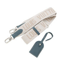 将图像加载到图库查看器中,LOUIS VUITTON Weekend tote BlueM22537 Monogram Washed Denim Size NM