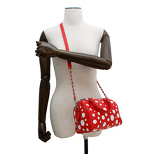 Load image into Gallery viewer, LOUIS VUITTON LV × YK Speedy Bandouliere Rouge/BlancM46411 Monogram Empreinte Leather Infinity Dot Size 20