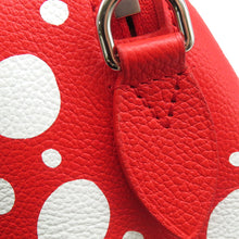 Load image into Gallery viewer, LOUIS VUITTON LV × YK Speedy Bandouliere Rouge/BlancM46411 Monogram Empreinte Leather Infinity Dot Size 20
