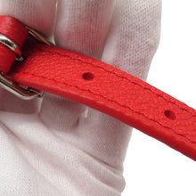 将图像加载到图库查看器中,LOUIS VUITTON ★LV × YK Speedy Bandouliere Rouge/BlancM46411 Monogram Empreinte Leather Infinity Dot Size 20