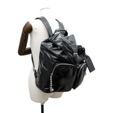 Load image into Gallery viewer, LOUIS VUITTON Montsouris Cargo Backpack BlackM13983 Calf Leather LV Nightgown