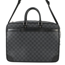 将图像加载到图库查看器中,LOUIS VUITTON Port Documan Voyajaj NoirN41123 Damier Graphite Size GM