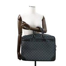 将图像加载到图库查看器中,LOUIS VUITTON Port Documan Voyajaj NoirN41123 Damier Graphite Size GM
