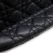 将图像加载到图库查看器中,Dior ★Cannage One Shoulder Bag Black Leather